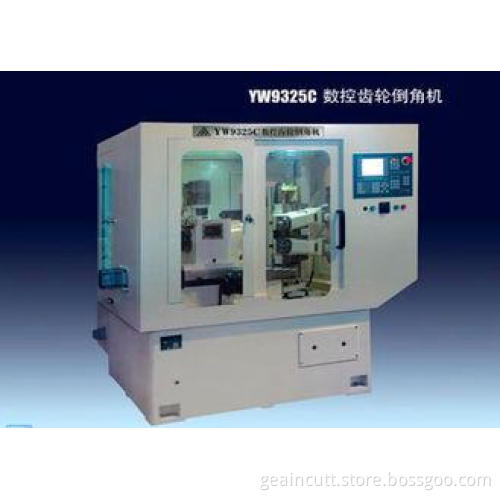 Double Head CNC Gear Chamfering Machine , Intermittent Toot